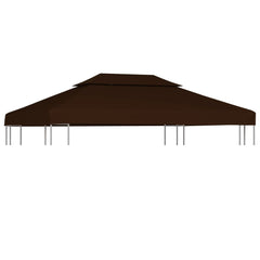 2-Tier Gazebo Top Cover 310 g/m² 3x3 m Terracotta