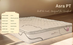 Total Comfort Asra I Pillow Top I 26cm Bonnell Spring Mattress I 5-year Warranty