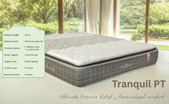 Total Comfort Tranquil I Pillow Top I 30cm Pocket Spring Mattress I 10-year Warranty