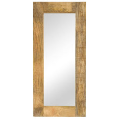 Mirror Solid Mango Wood 50x80 cm