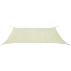 Sunshade Sail HDPE Rectangular 4x6 m Cream