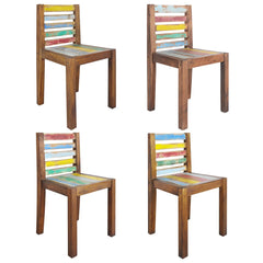 Dining Chairs 6 pcs Solid Reclaimed Wood