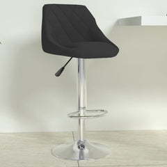 Bar Stool Brown Velvet