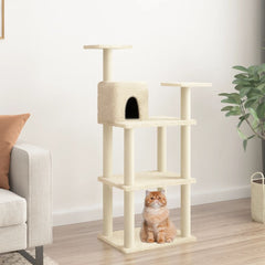 Cat Tree with Sisal Scratching Posts Dark Grey 60 cm