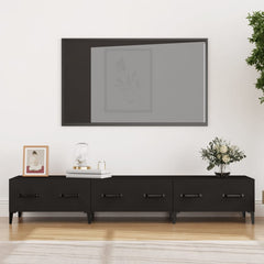 TV Cabinet Black 150x34,5x30 cm Engineered Wood
