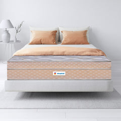 Sleepwell Spring Fresh Classic | 3 Zone Profiled Resitec Foam |  Pocket Spring | Neem Fresche Technology | Anti Sag Mattress