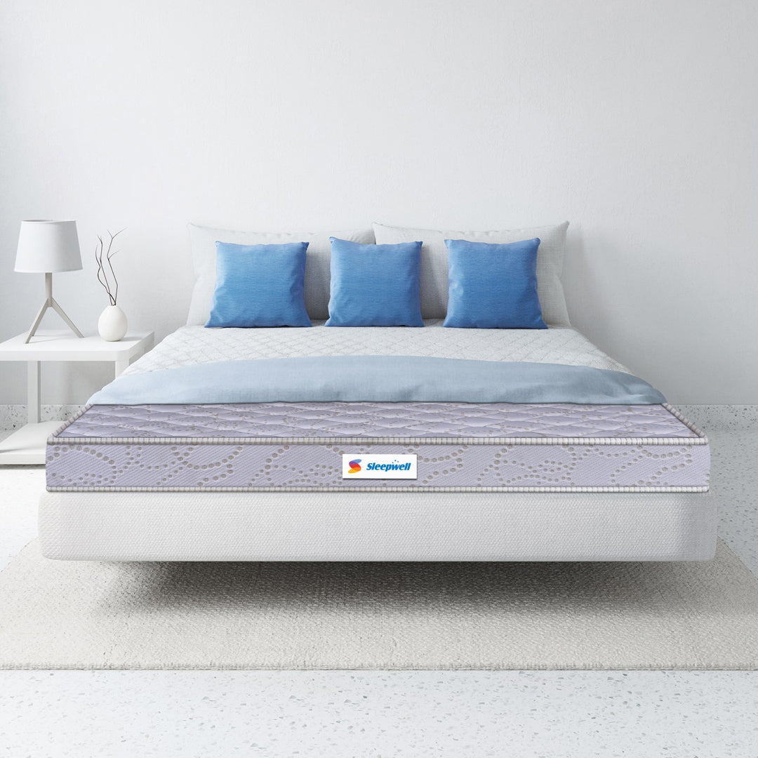 Sleepwell Utsav 2.0 | Resitec Foam | Medium Firm | Neem Fresche Technology | Anti Sag Mattress