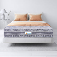 Sleepwell Spine Plus Regular | Visco Rebonded Foam | Bonnell Spring | Neem Fresche Technology | Anti Sag Mattress