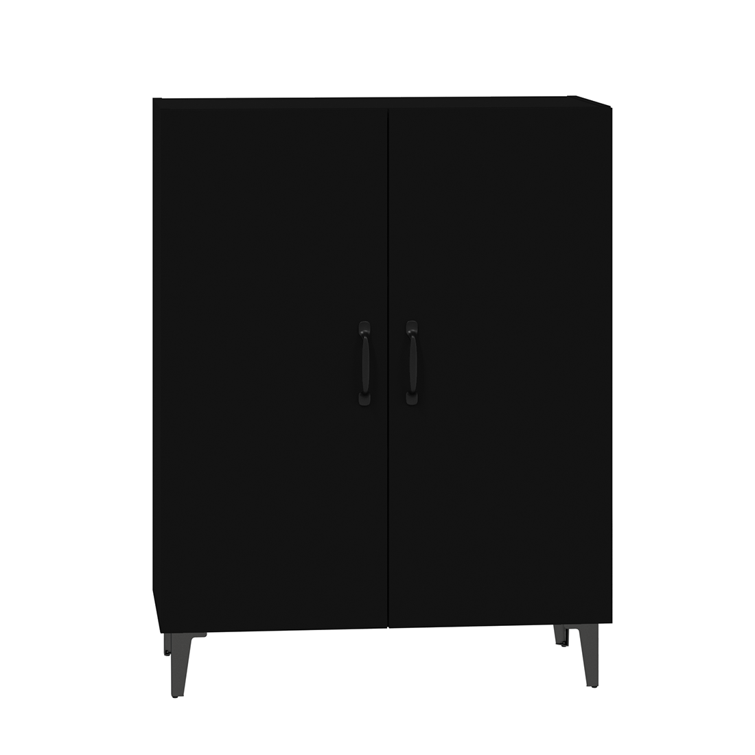 vidaXL Sideboard Black 70x34x90 cm Engineered Wood