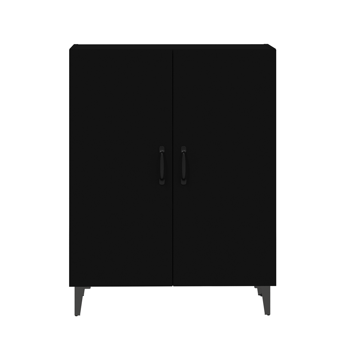 vidaXL Sideboard Black 70x34x90 cm Engineered Wood