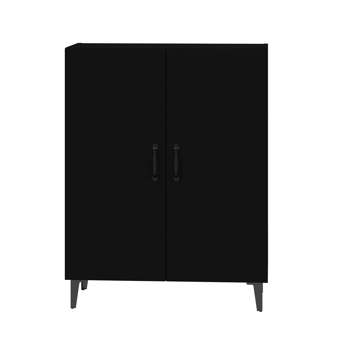 vidaXL Sideboard Black 70x34x90 cm Engineered Wood