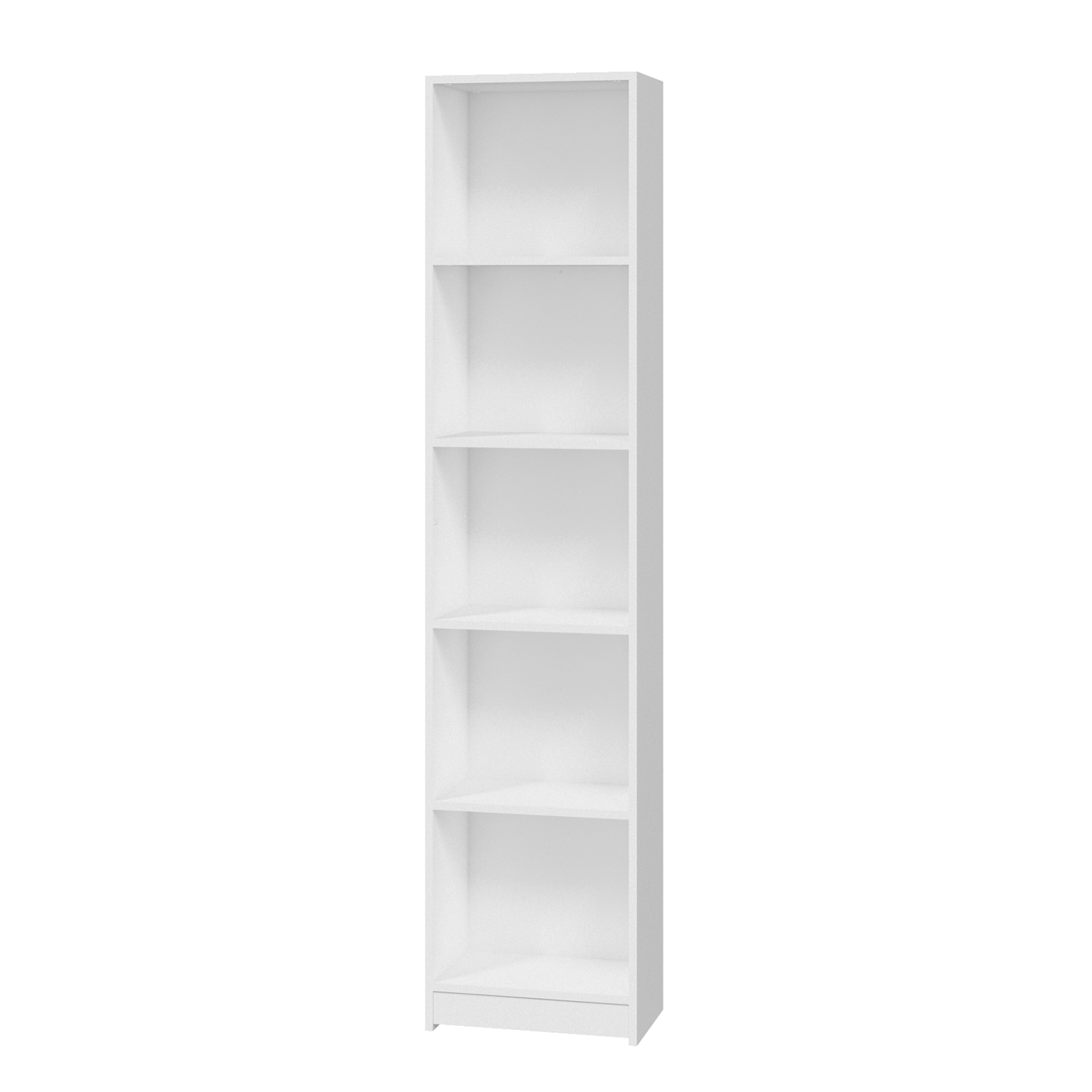 vidaXL 5-Tier Book Cabinet Black 80x24x175 cm Engineered Wood