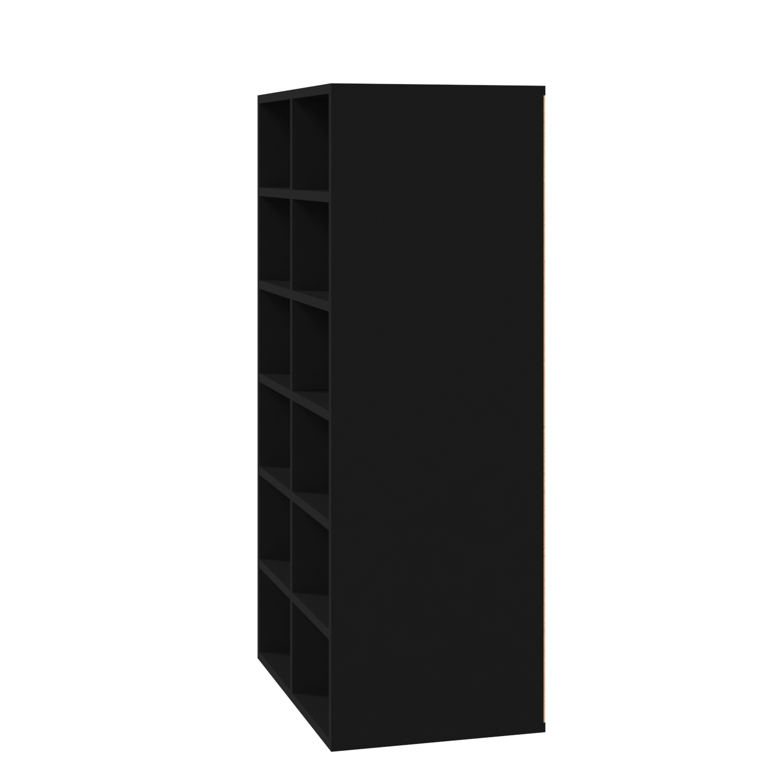 vidaXL Shoe Rack Black 54x34x100.5 cm Engineered Wood