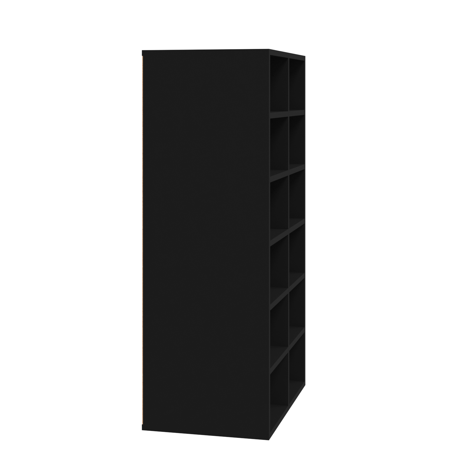 vidaXL Shoe Rack Black 54x34x100.5 cm Engineered Wood