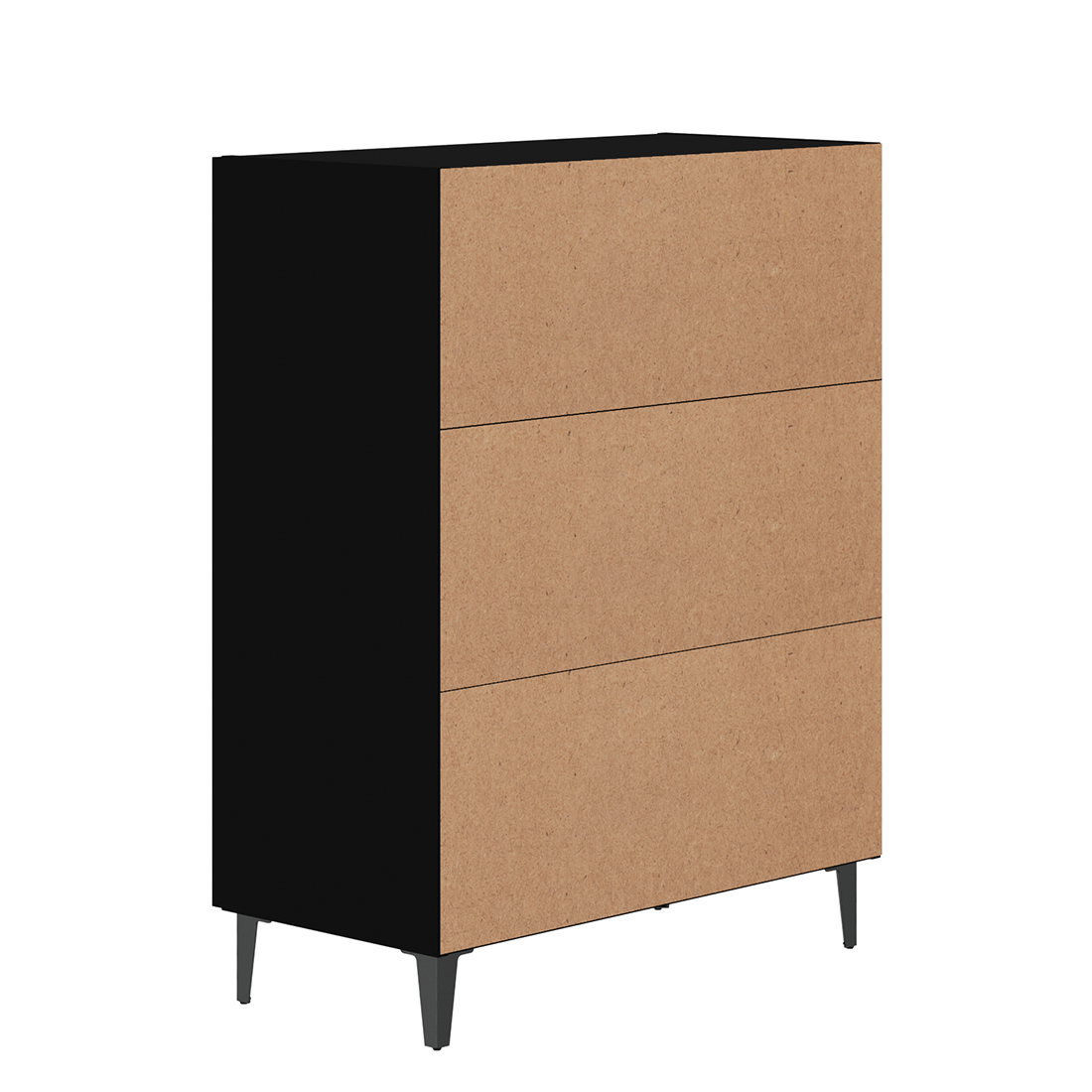 vidaXL Sideboard Black 70x34x90 cm Engineered Wood