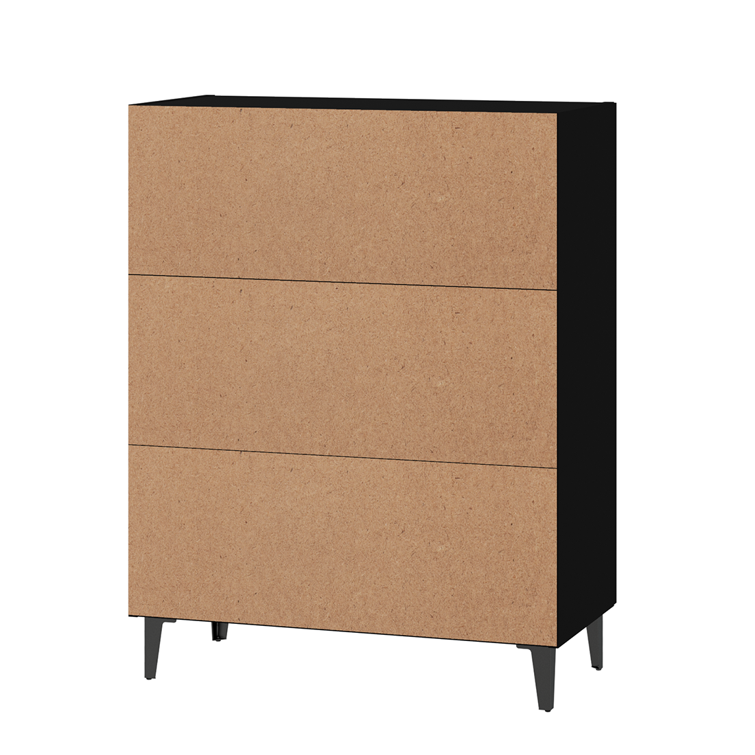 vidaXL Sideboard Black 70x34x90 cm Engineered Wood