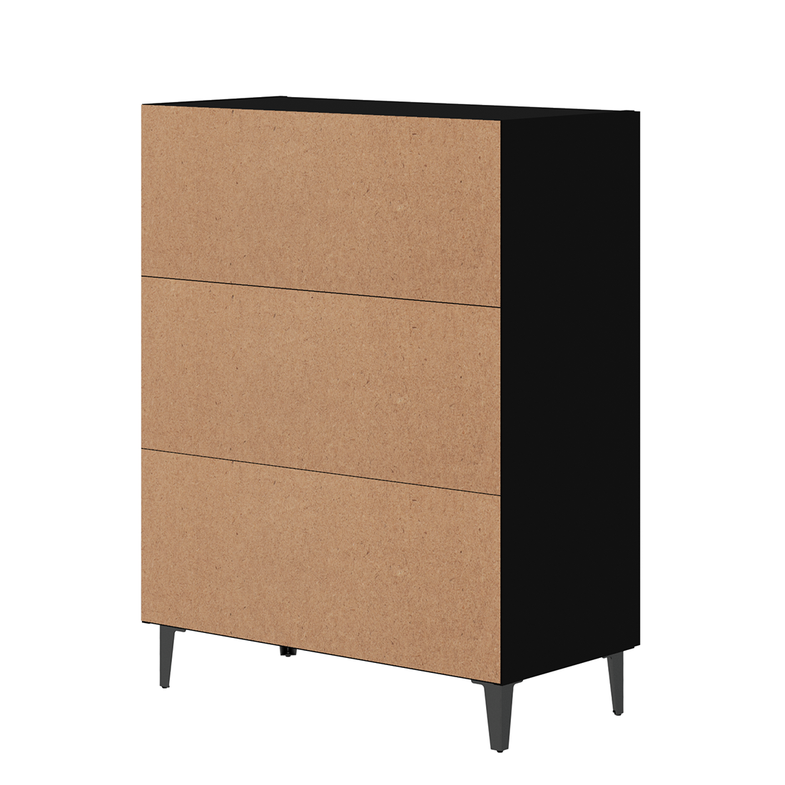 vidaXL Sideboard Black 70x34x90 cm Engineered Wood