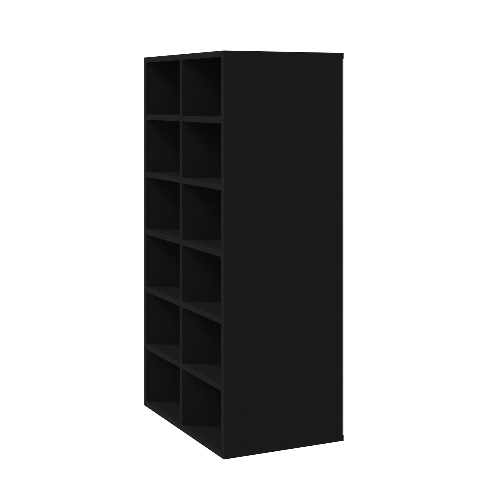 vidaXL Shoe Rack Black 54x34x100.5 cm Engineered Wood