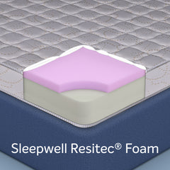 Sleepwell Utsav 2.0 | Resitec Foam | Medium Firm | Neem Fresche Technology | Anti Sag Mattress