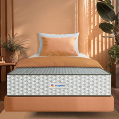 Sleepwell Dual Pro Profiled Foam | 10 Night Trial | Reversible | Gentle And Firm Triple Layered Anti Sag Foam Mattress