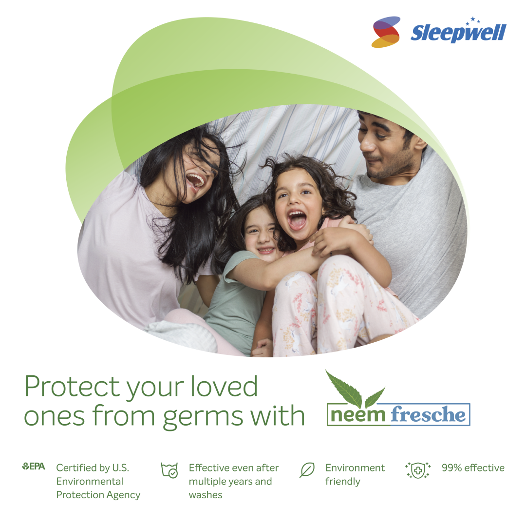 Sleepwell Utsav 2.0 | Resitec Foam | Medium Firm | Neem Fresche Technology | Anti Sag Mattress