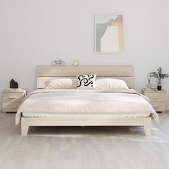Bedside Cabinets HAMAR 2 pcs White 40x35x44.5 cm Solid Wood