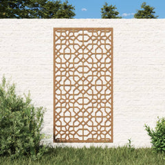 vidaXL Garden Wall Decoration 105x55 cm Corten Steel Moorish Design