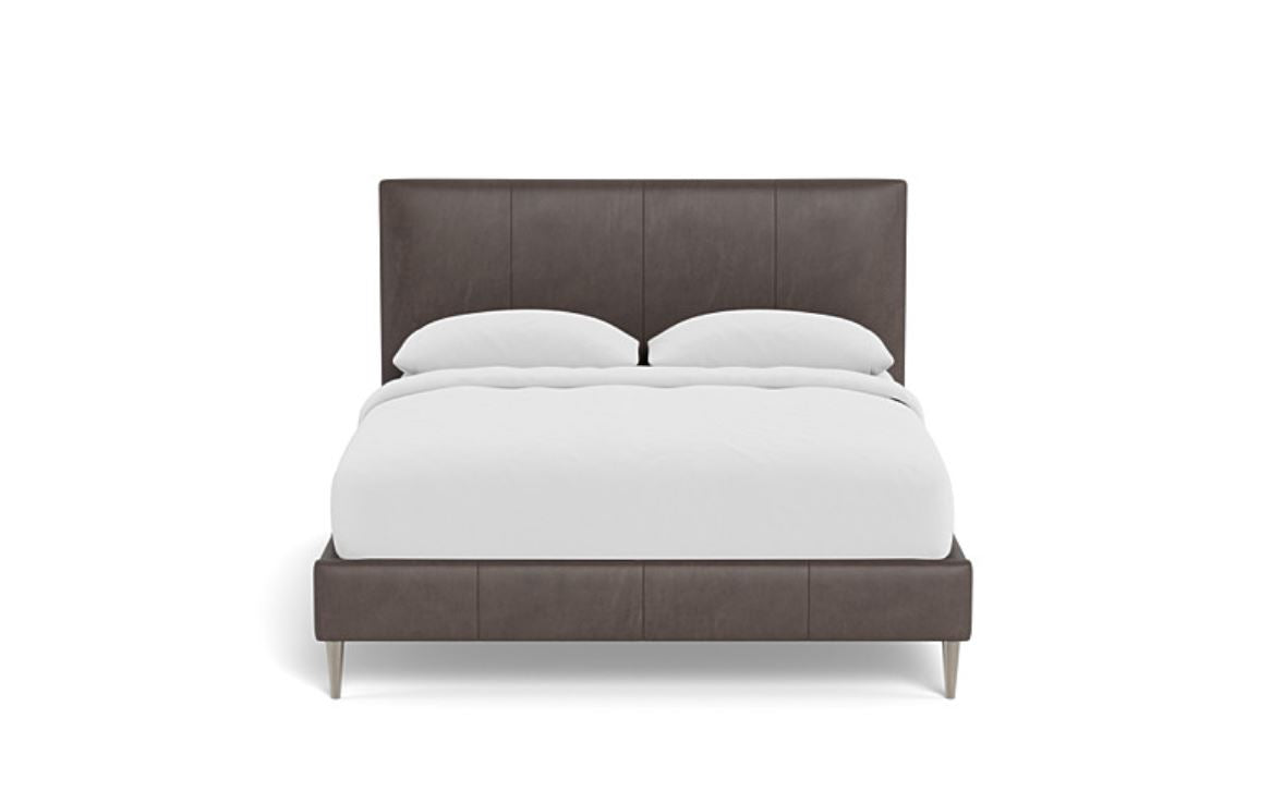 Opulent Comfort - Luxurious Upholstered  Leather Bed, 3-Year Warranty