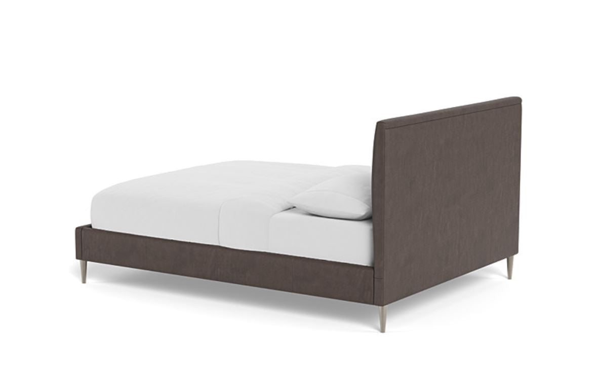 Opulent Comfort - Luxurious Upholstered  Leather Bed, 3-Year Warranty