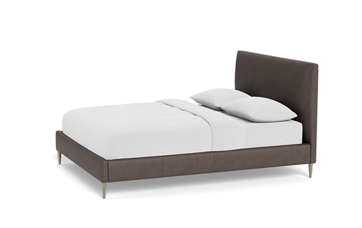 Opulent Comfort - Luxurious Upholstered  Leather Bed, 3-Year Warranty