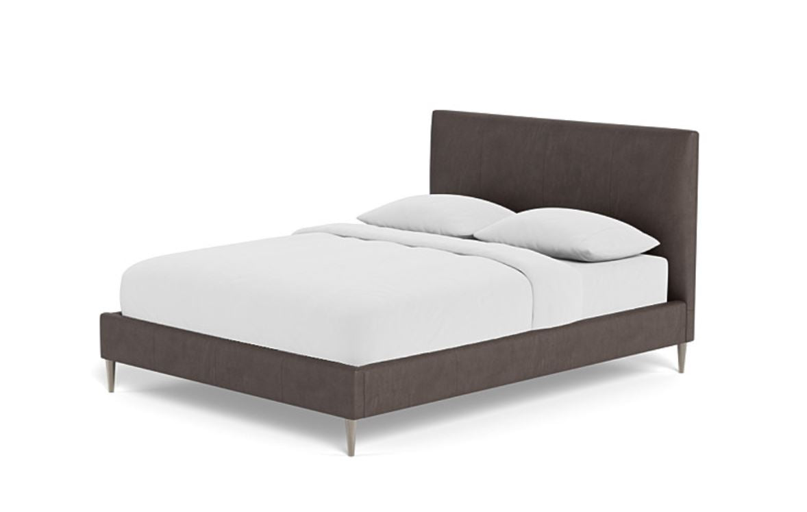 Opulent Comfort - Luxurious Upholstered  Leather Bed, 3-Year Warranty