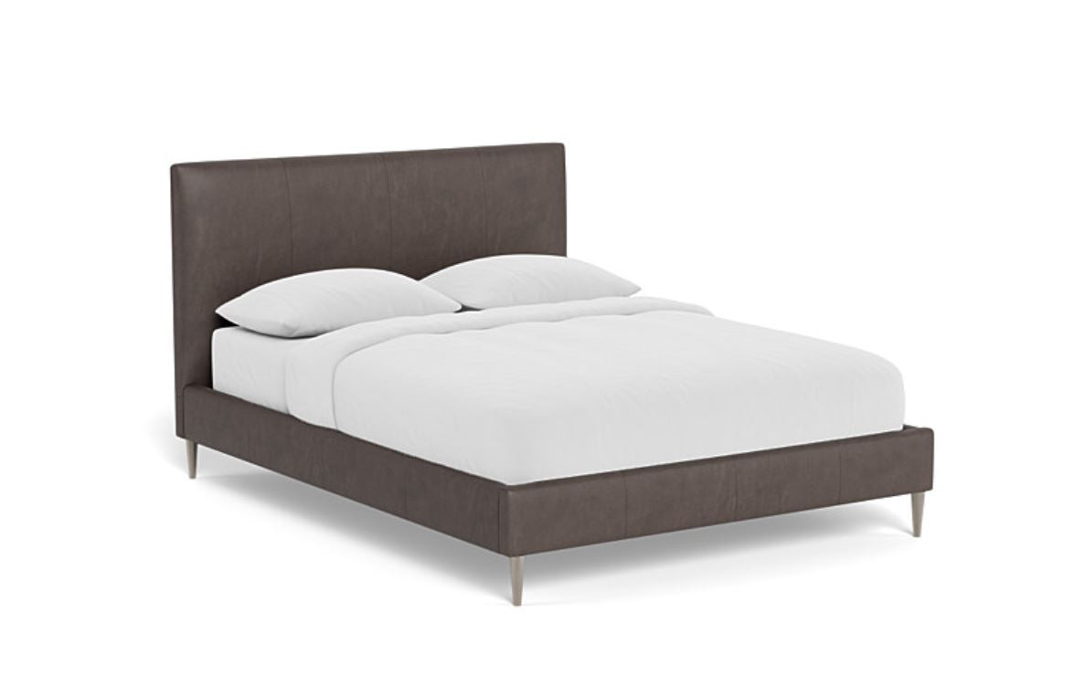 Opulent Comfort - Luxurious Upholstered  Leather Bed, 3-Year Warranty