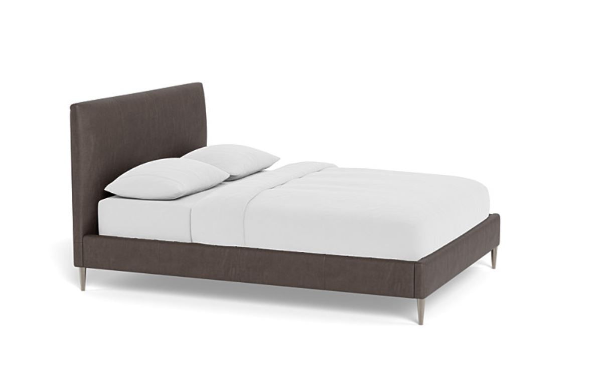 Opulent Comfort - Luxurious Upholstered  Leather Bed, 3-Year Warranty