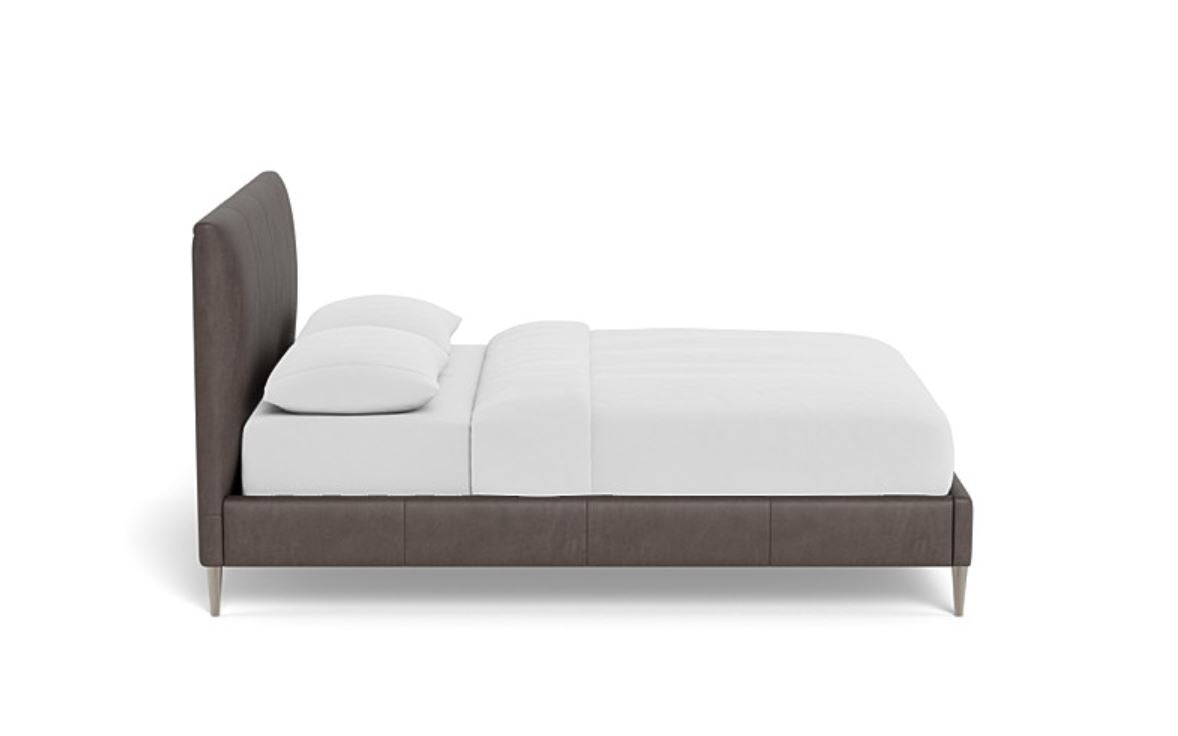 Opulent Comfort - Luxurious Upholstered  Leather Bed, 3-Year Warranty