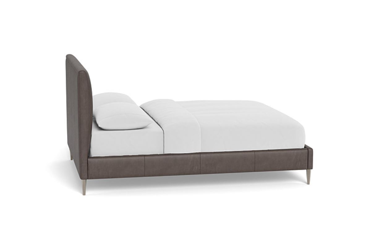 Opulent Comfort - Luxurious Upholstered  Leather Bed, 3-Year Warranty