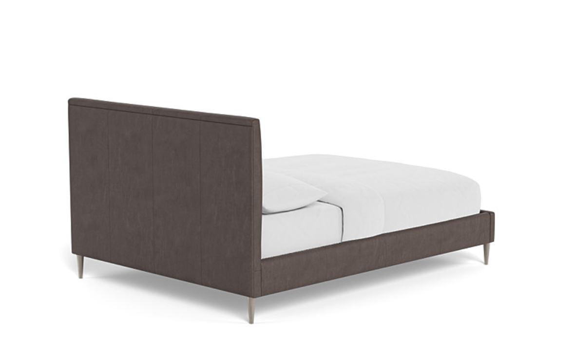 Opulent Comfort - Luxurious Upholstered  Leather Bed, 3-Year Warranty