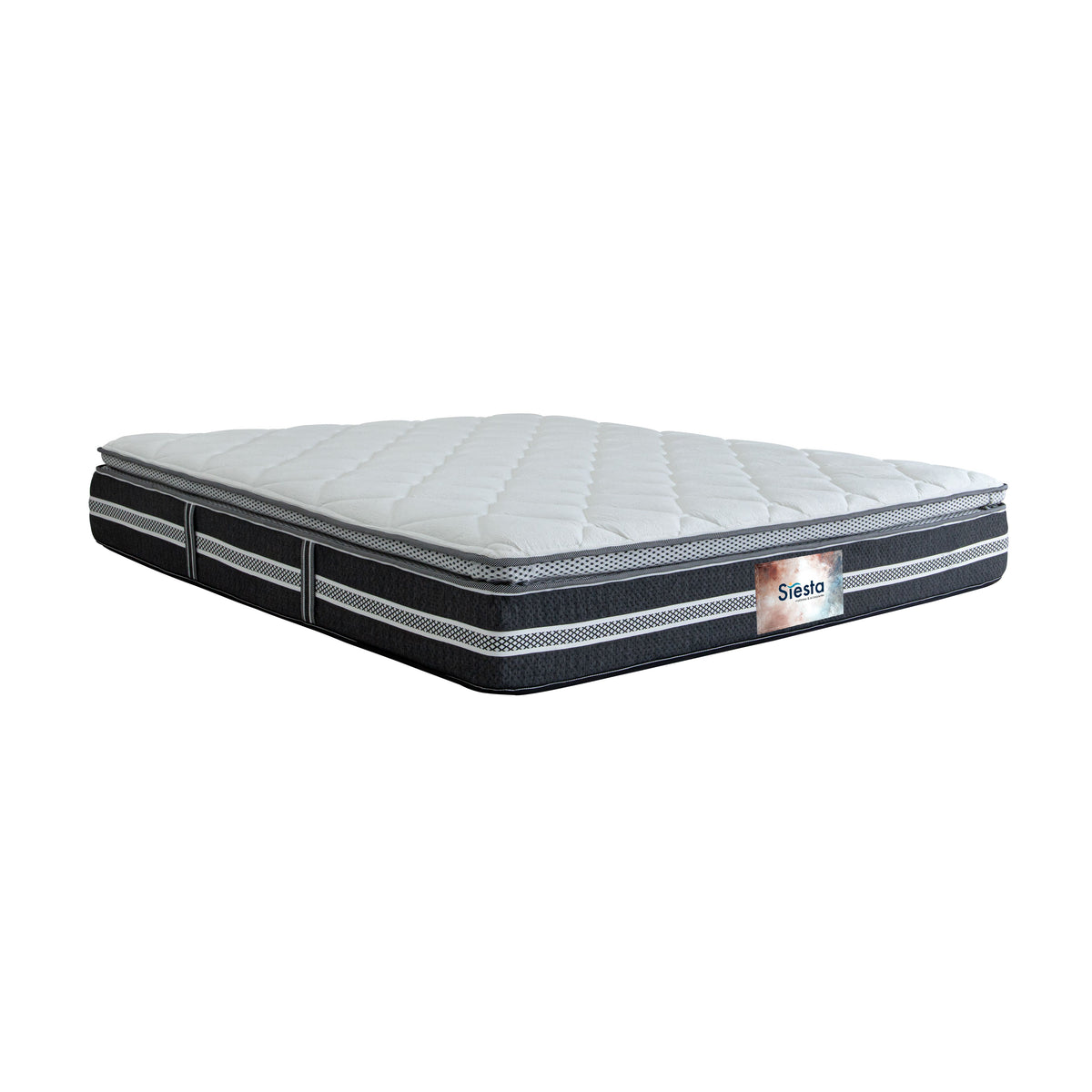 Siesta Mellow Grace Euro 29cm Soft Mattress (2 Free Microfiber Pillows Included)