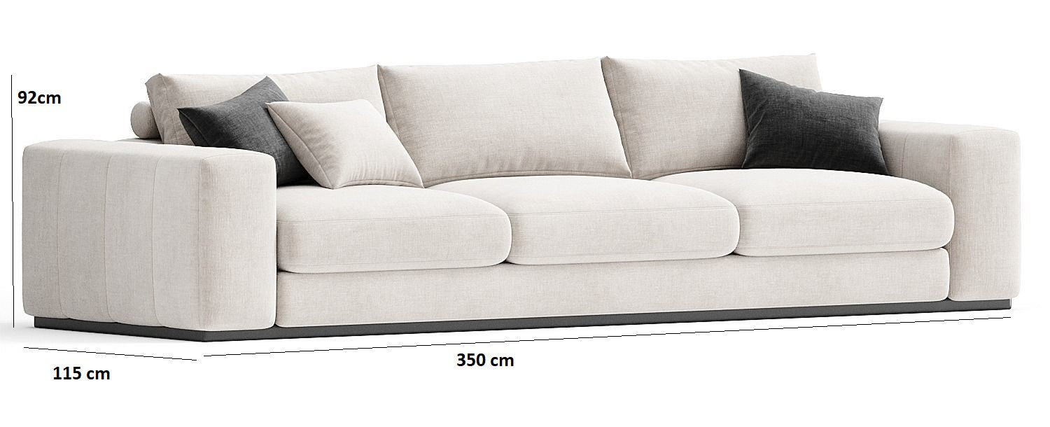 SFN103 - Luna 3-Seater Sofa