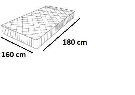 Custom Bed with Hydraulic Storage and Orthopedic Mattress