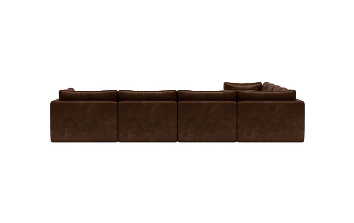 Grand Comfort - 6 Seater Leather Sectional Sofa with 3-Year Warranty