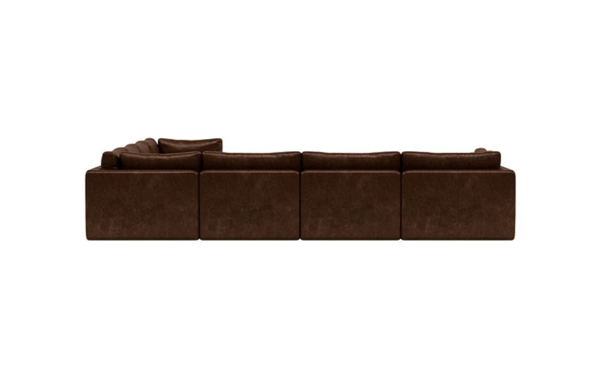 Grand Comfort - 6 Seater Leather Sectional Sofa with 3-Year Warranty