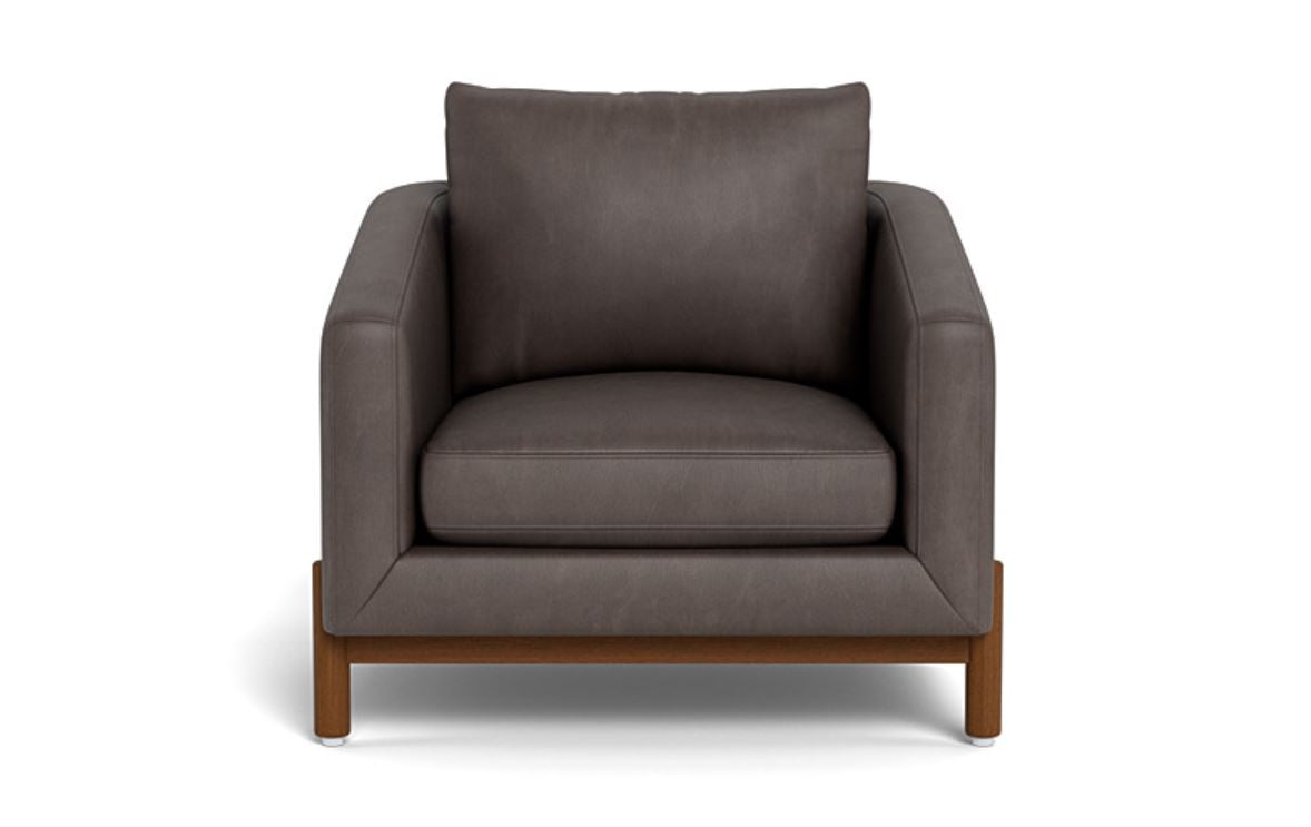 Singular Elegance - Single Seater Sofa, Leather Upholstery, and 3-Year Warranty