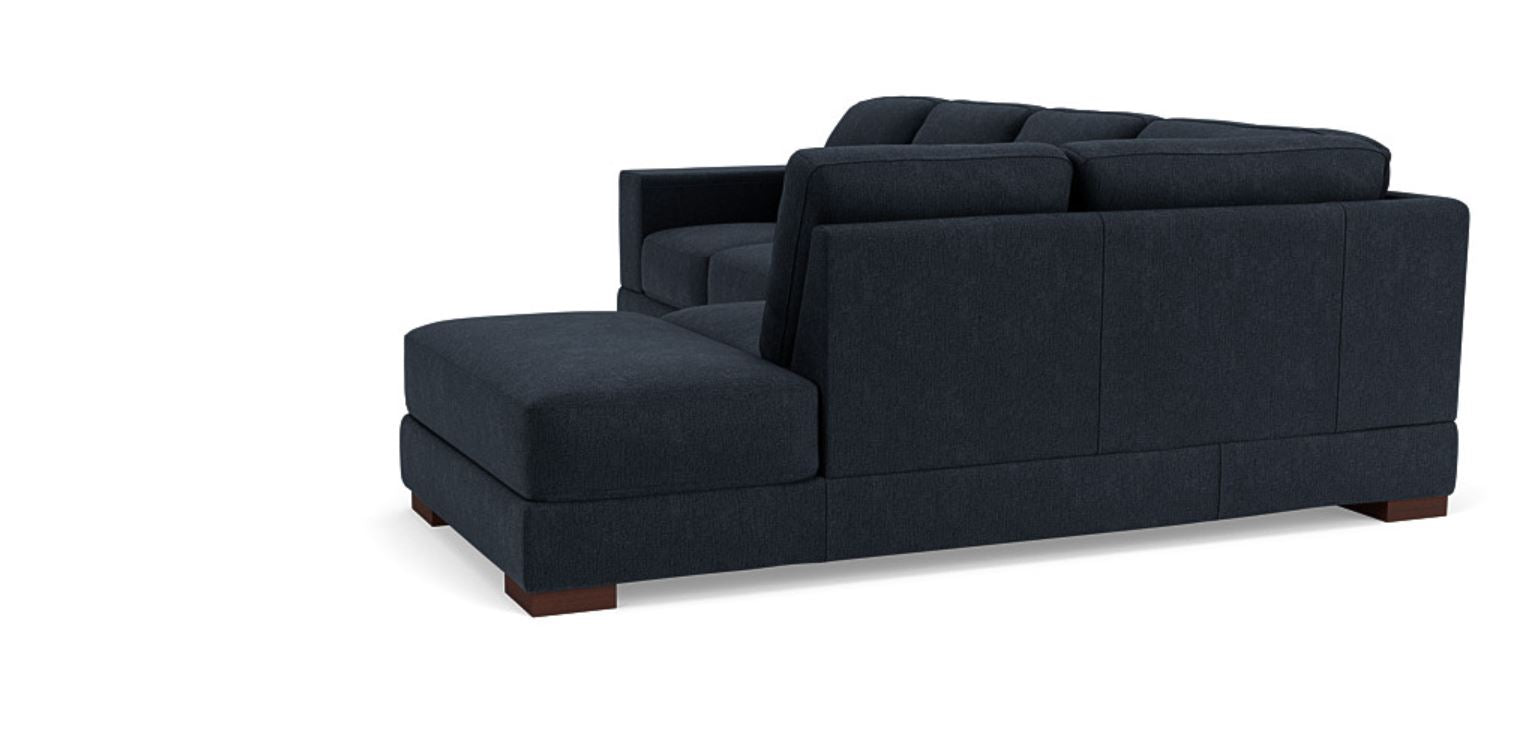 Lounge in Luxury - 5 Seater Sectional Sofa, Fabric Upholstery, and 3-Year Warranty