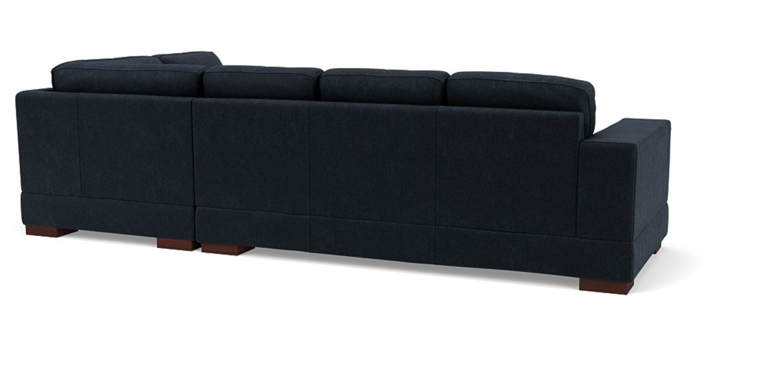 Lounge in Luxury - 5 Seater Sectional Sofa, Fabric Upholstery, and 3-Year Warranty