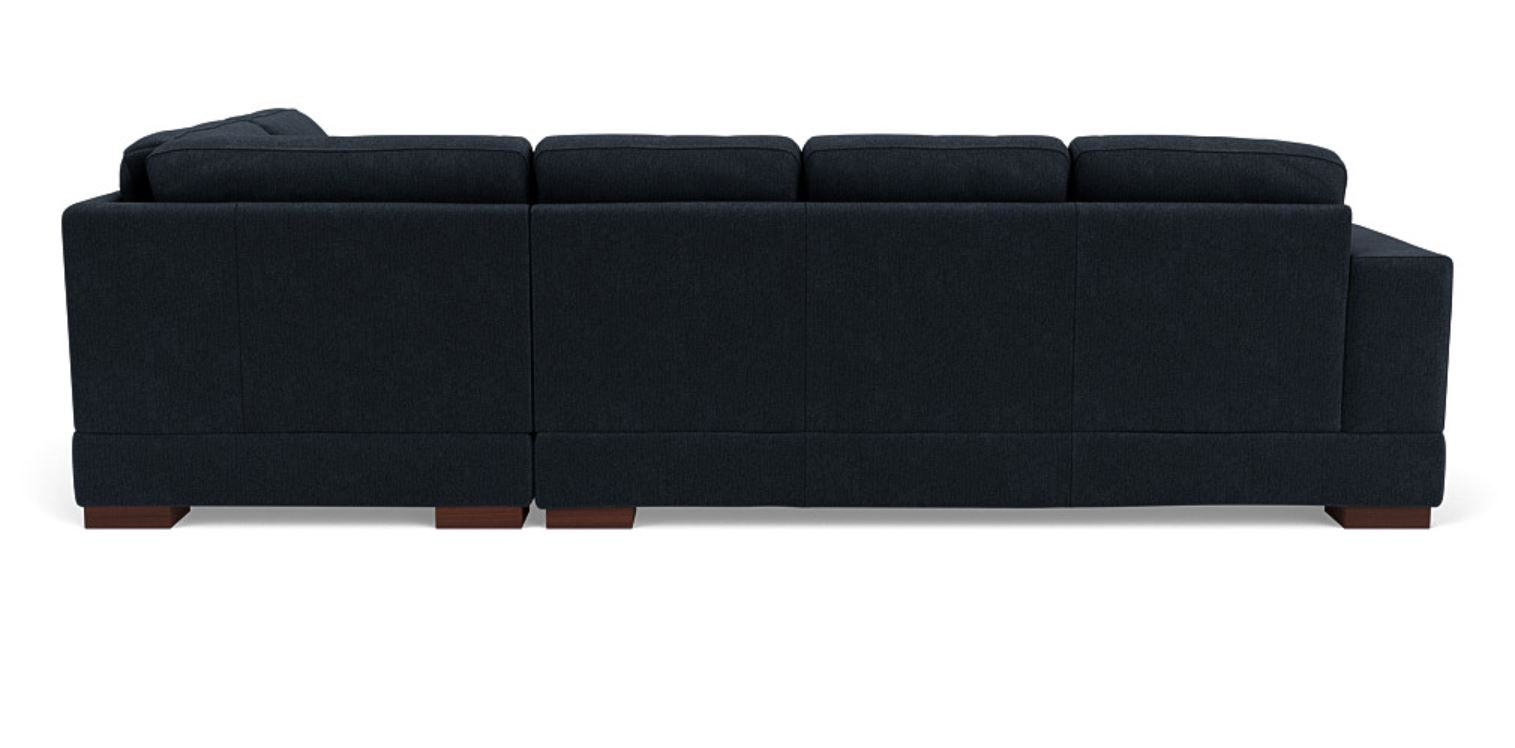 Lounge in Luxury - 5 Seater Sectional Sofa, Fabric Upholstery, and 3-Year Warranty