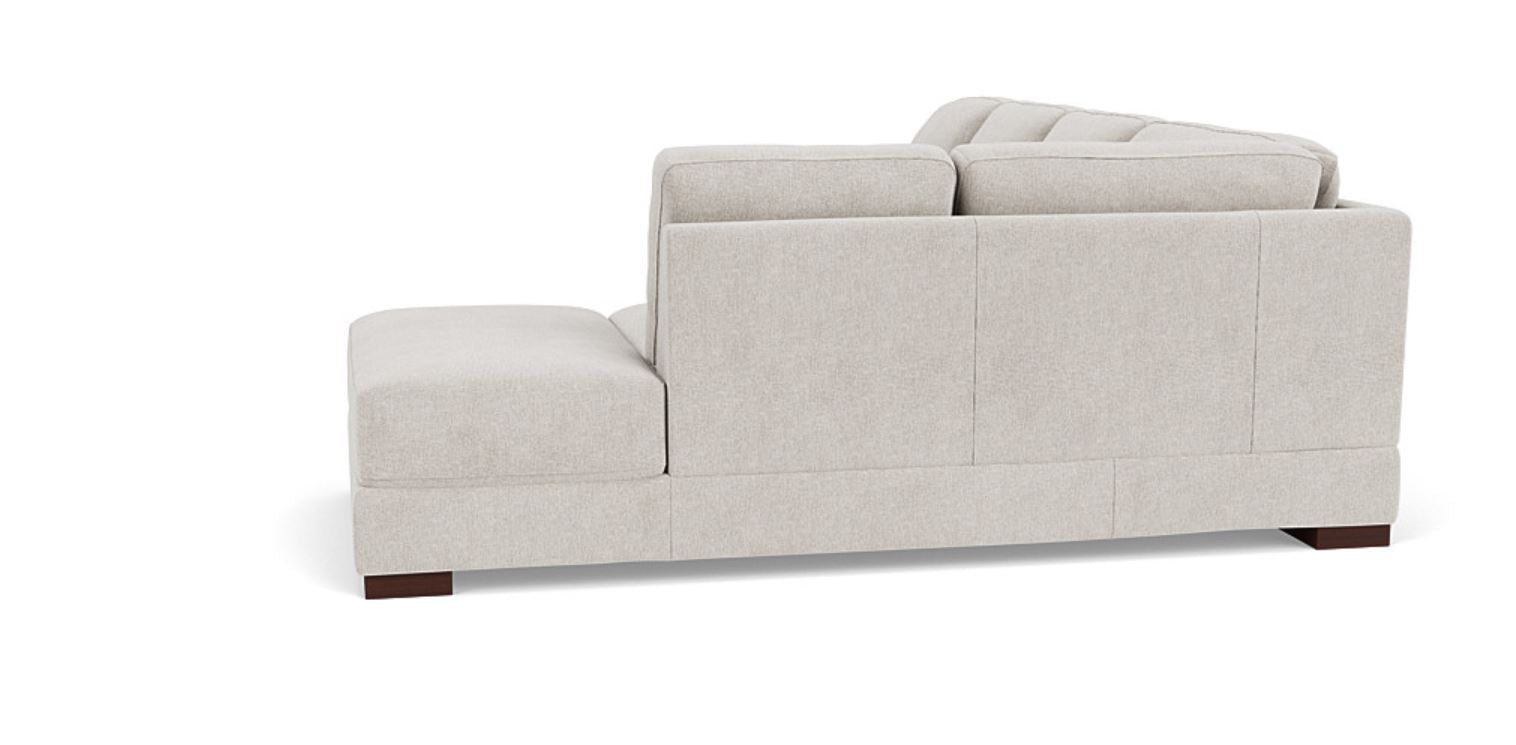 Lounge in Luxury - 5 Seater Sectional Sofa, Fabric Upholstery, and 3-Year Warranty