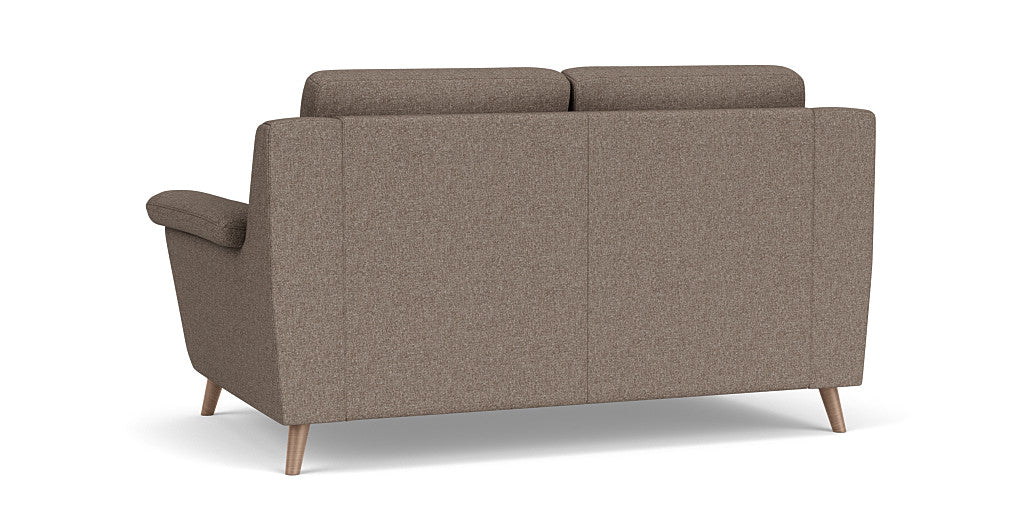 Casual Elegance: 2 Seater Sofa, Fabric Upholstery, and 3-Year Warranty