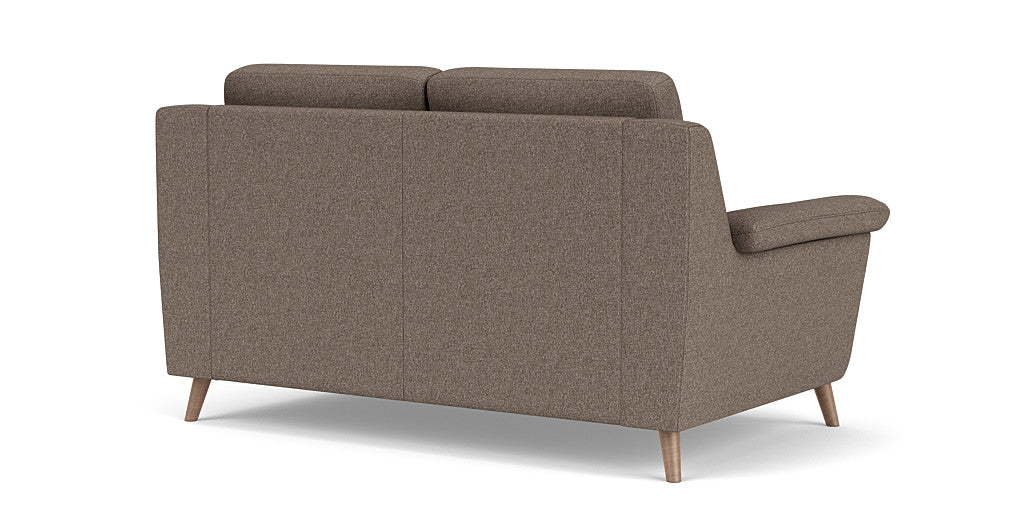 Casual Elegance: 2 Seater Sofa, Fabric Upholstery, and 3-Year Warranty