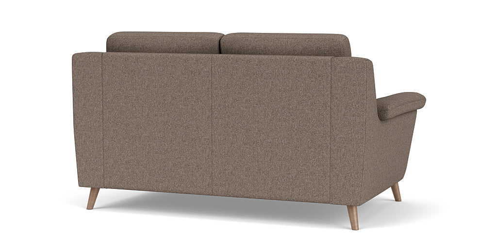 Casual Elegance: 2 Seater Sofa, Fabric Upholstery, and 3-Year Warranty