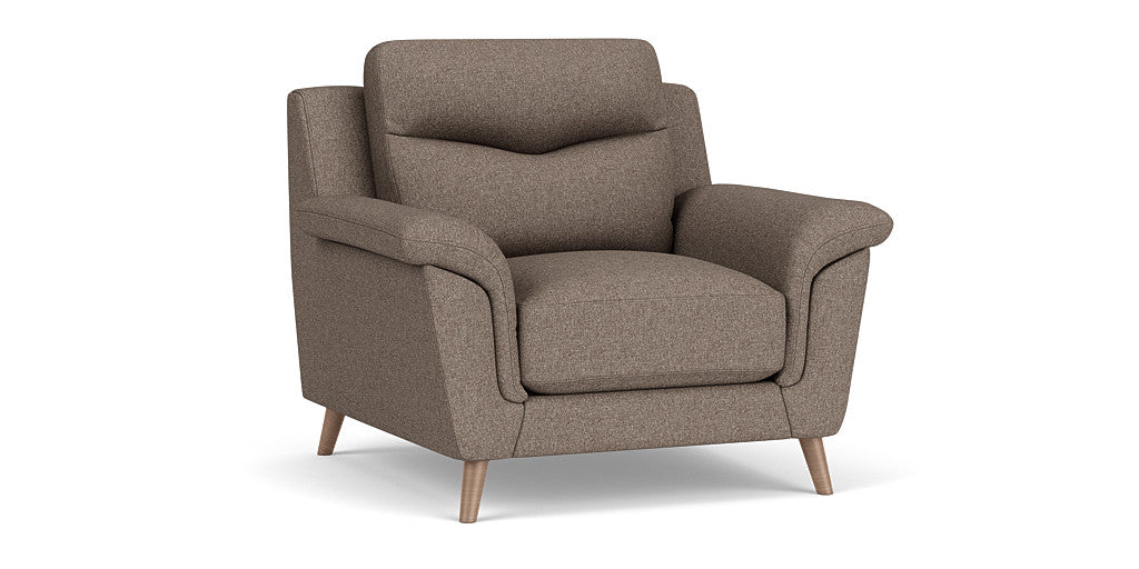 Tranquil Retreat - Single Seater Sofa/Armchair, Fabric Upholstery, and 3-Year Warranty